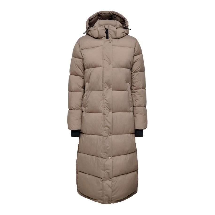 Only ONLY Wintermantel ONLAnn donkerbeige -