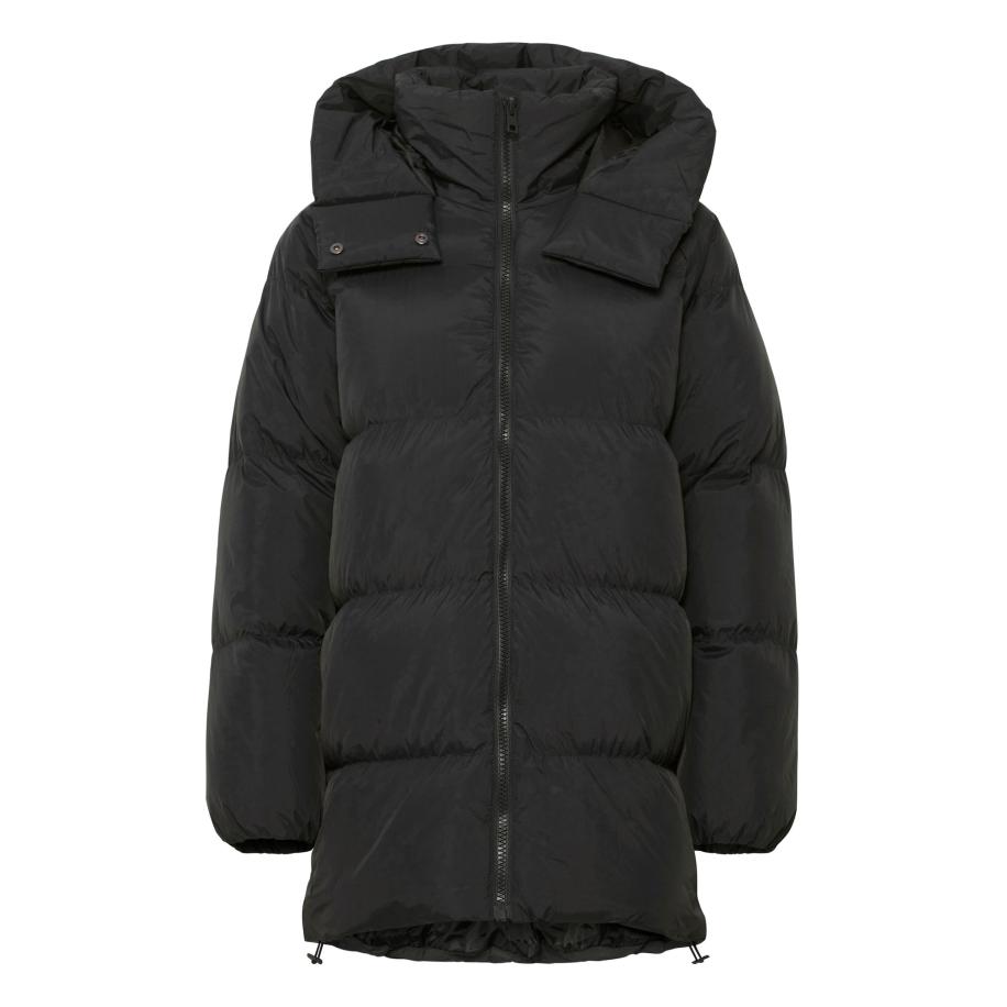 Oxmo Oxmo Wintermantel Ellie zwart -