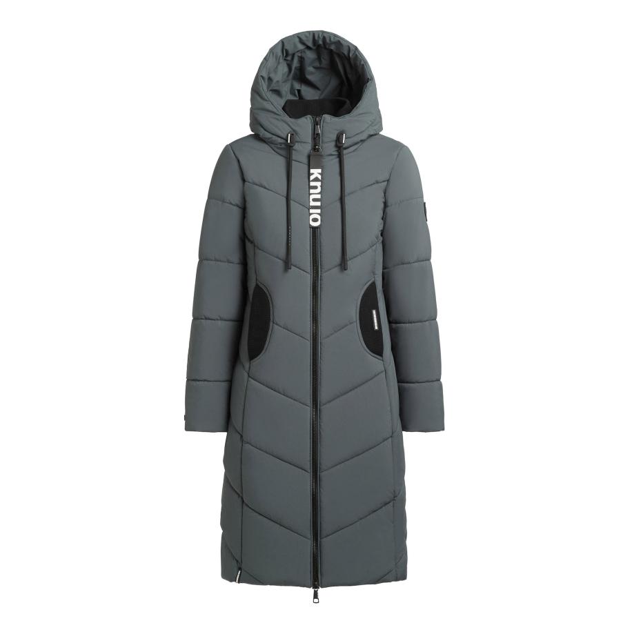 Khujo khujo Wintermantel Aribay4 Light-YM grijs / zwart -