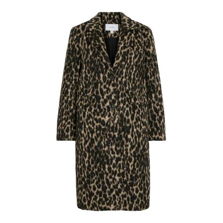 Vila VILA Tussenmantel VISimba crème / karamel / zwart