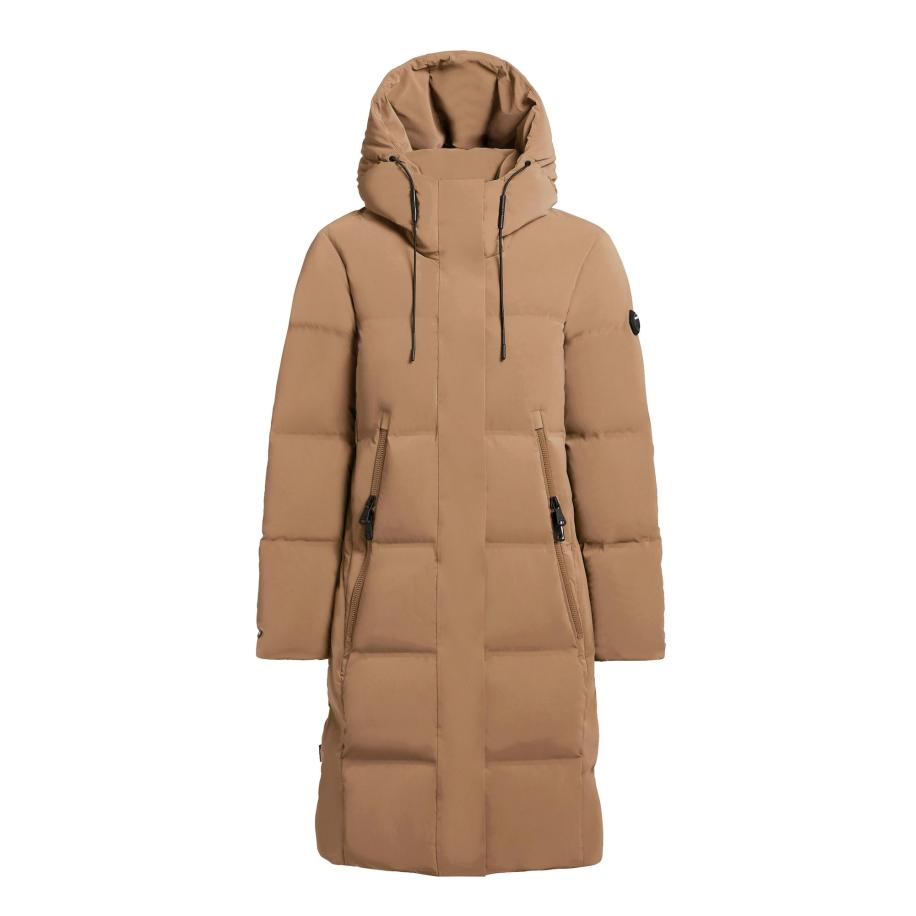 Khujo khujo Wintermantel bruin -