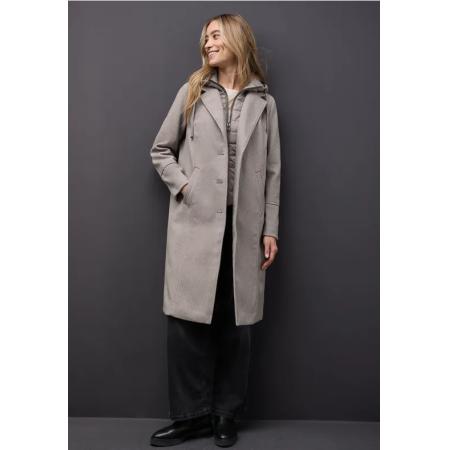 Street One Kapmantel met inlegwerk