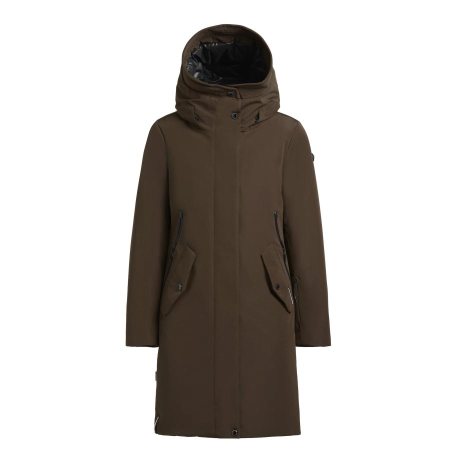 Khujo khujo Wintermantel CHARLYN5 kaki -