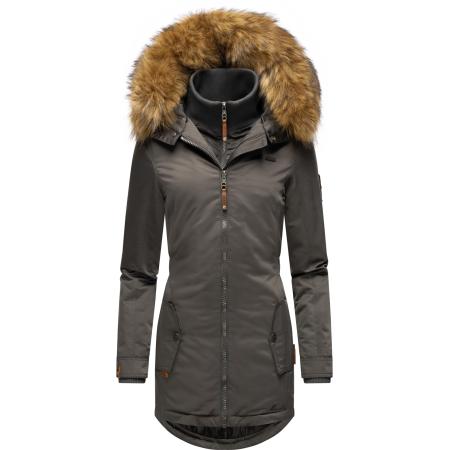 MARIKOO MARIKOO Wintermantel Sanakoo donkergrijs