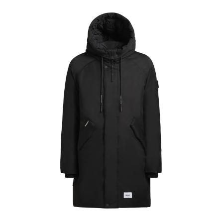 Khujo khujo Winterjas Anth zwart / offwhite