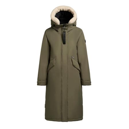 Khujo khujo Wintermantel Agneta olijfgroen