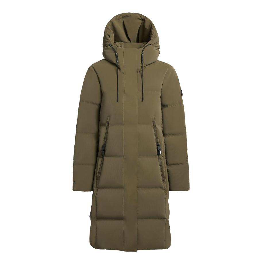 Khujo khujo Wintermantel groen -