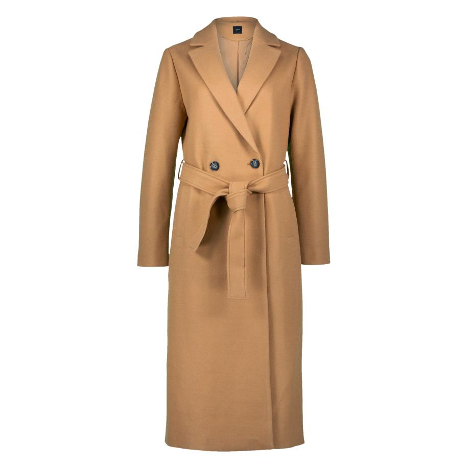 Zero zero Tussenmantel camel -