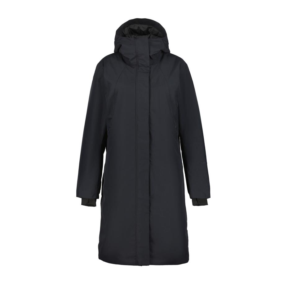 Rukka Rukka Wintermantel Valakka zwart -