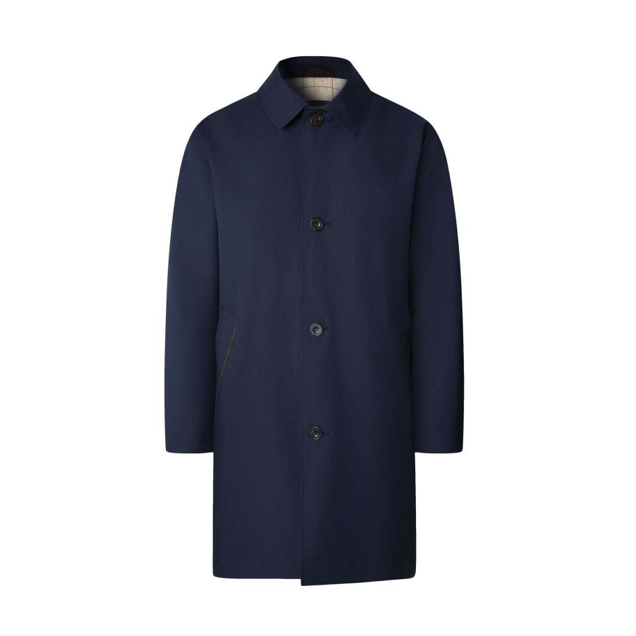 Hackett London Tussenjas Belgravia nachtblauw Blauw