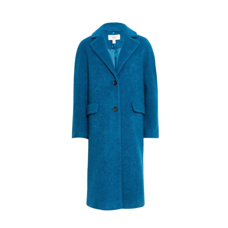 Marks & Spencer Marks & Spencer Tussenmantel blauw -