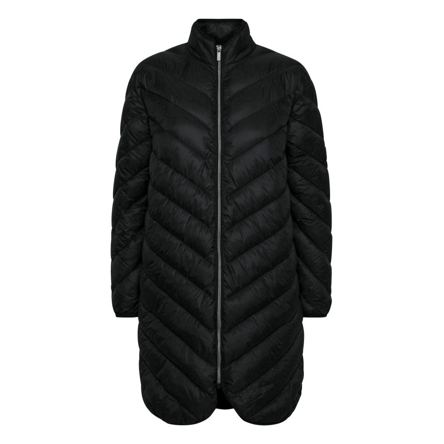 Fransa Fransa Tussenmantel BAPADDING 5 zwart -