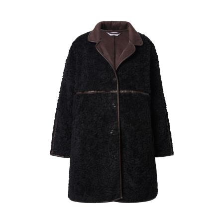 Studio Untold Studio Untold Wintermantel chocoladebruin / zwart