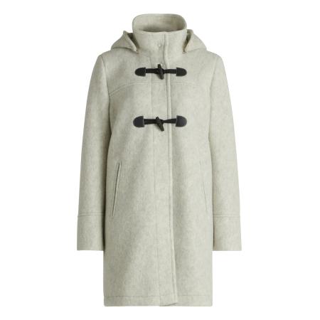 Amber & June Amber & June Tussenmantel lichtgrijs / zwart