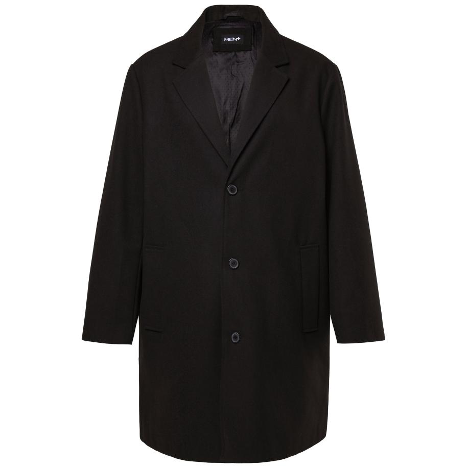 men plus Men Plus Tussenjas zwart -