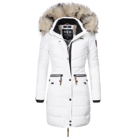 NAVAHOO Wintermantel Paula wit