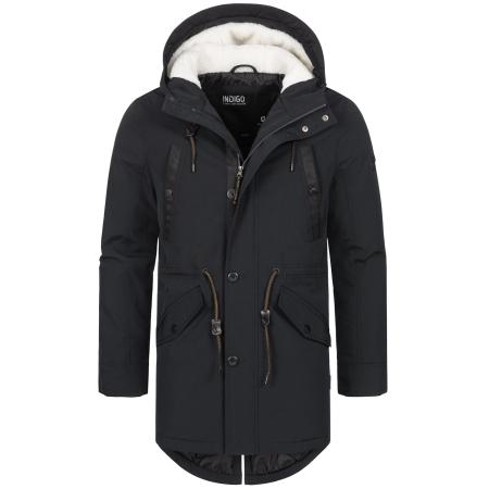 INDICODE JEANS INDICODE JEANS Tussenparka Benicio zwart