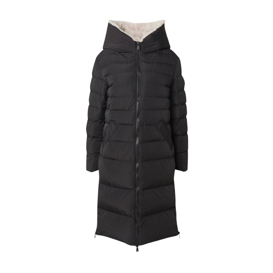 Rino & Pelle RINO & PELLE Wintermantel Keilafur zwart -