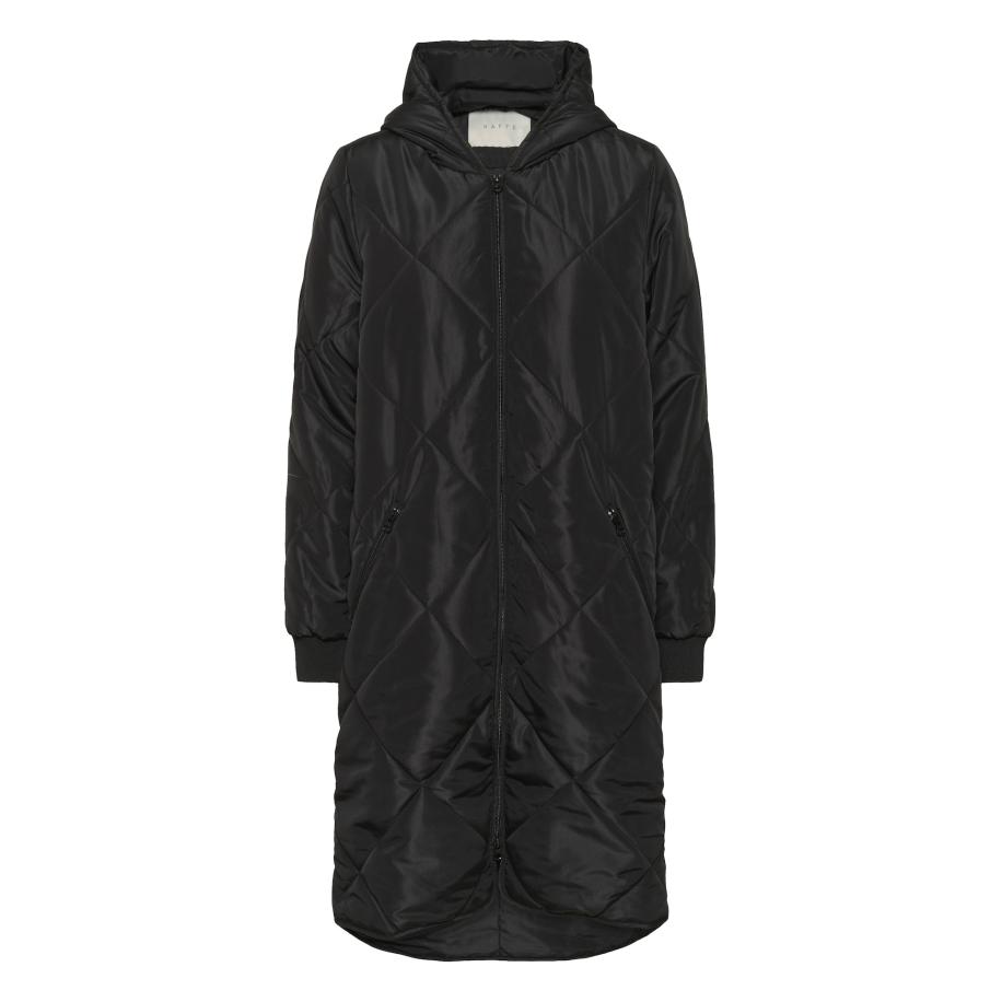 Kaffe Kaffe Wintermantel zwart -