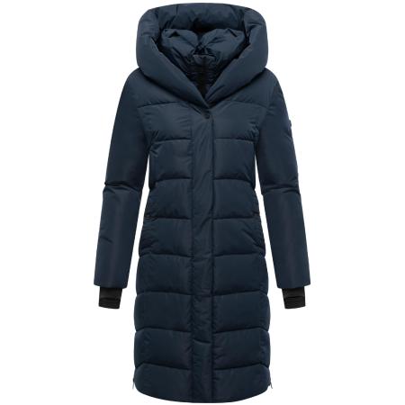 NAVAHOO Wintermantel Laubzauber 14 donkerblauw