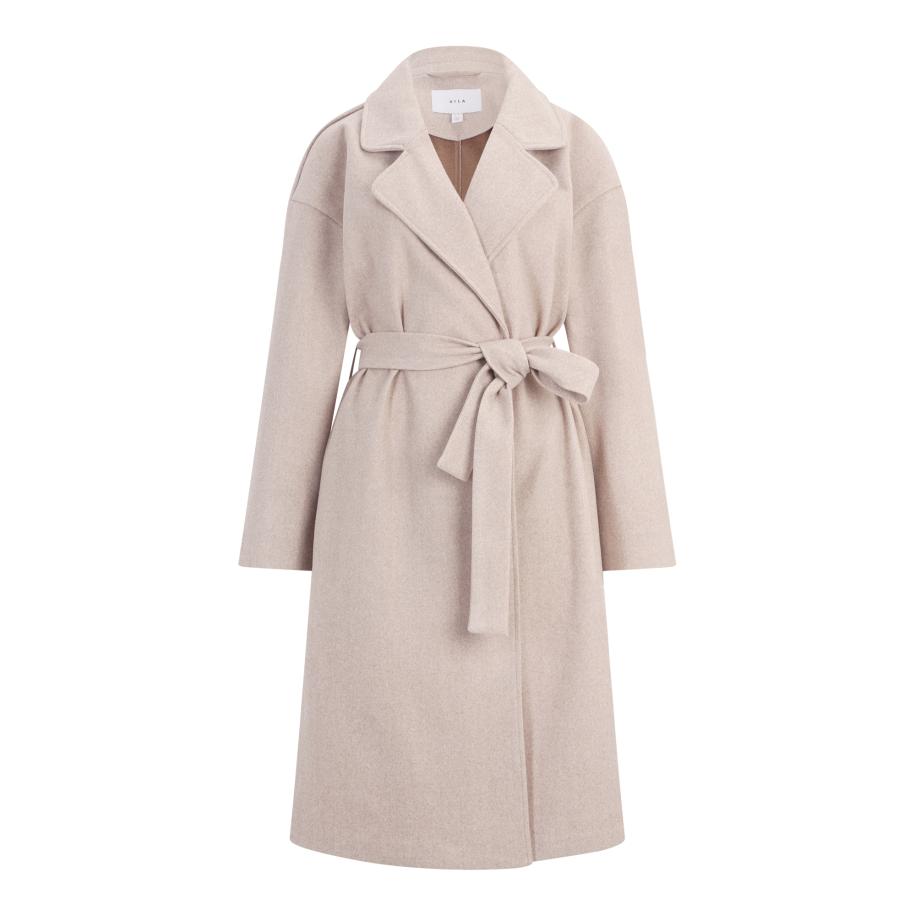 Vila VILA Tussenmantel VISolo lichtbeige -