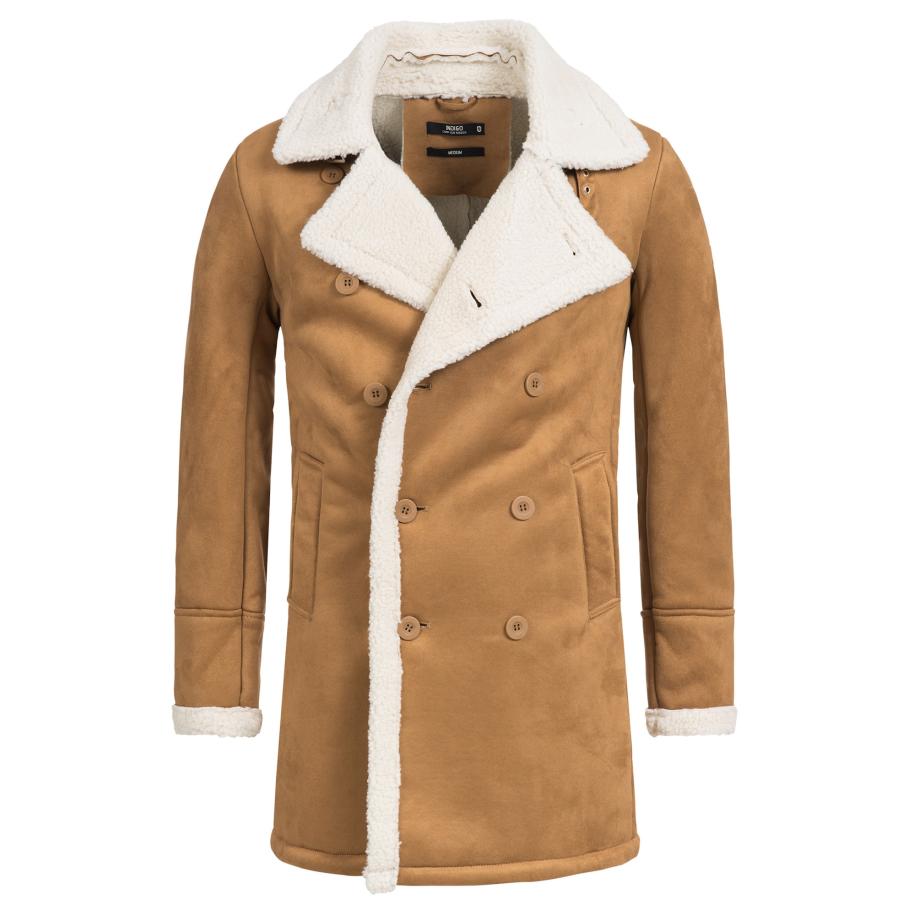 INDICODE JEANS INDICODE JEANS Winterjas Barlow beige / chamois -