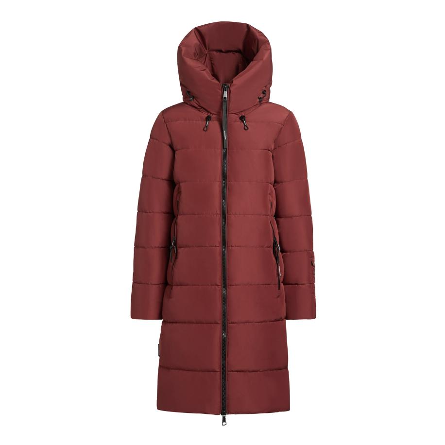 Khujo khujo Wintermantel Jilias5 donkerrood -