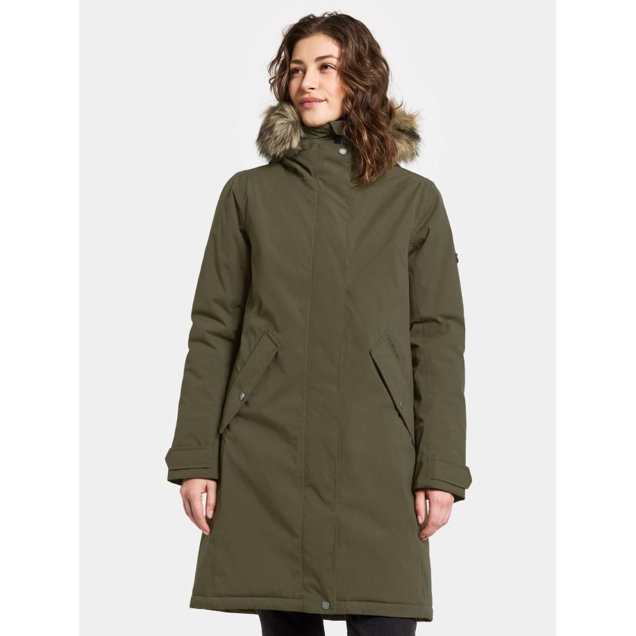 Didriksons Didriksons Wintermantel ERNA kaki -