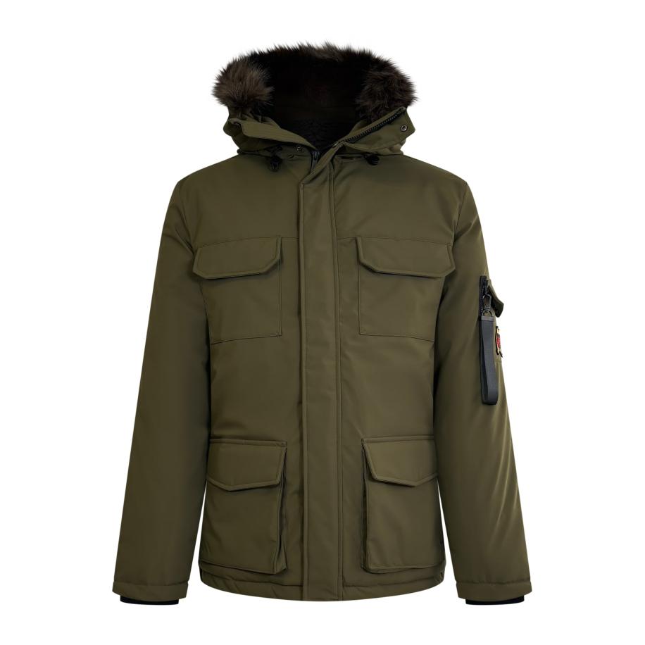 SikSilk SikSilk Winterparka olijfgroen -