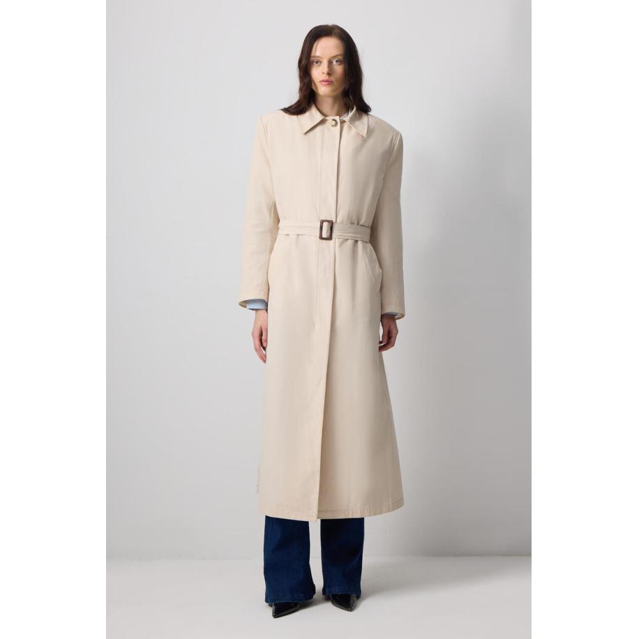 Touche Prive Touche Prive Tussenmantel crème -