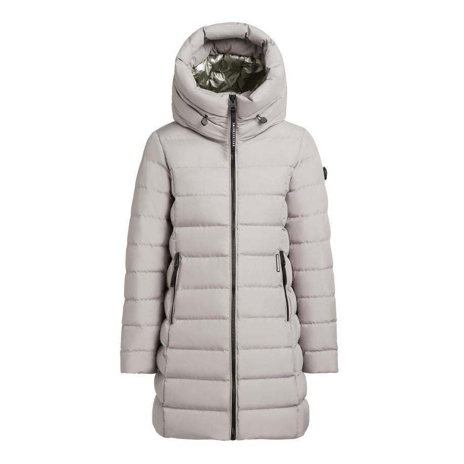 Khujo khujo Wintermantel Nekar-YM lichtgrijs -