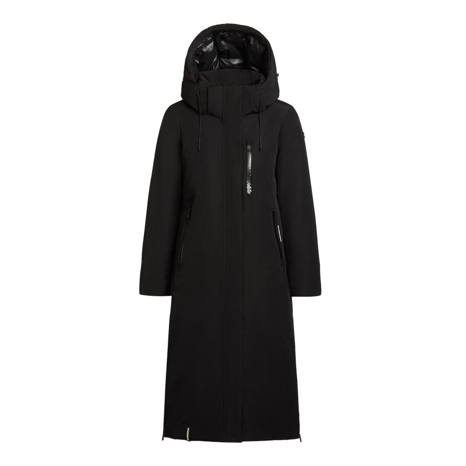 Khujo khujo Wintermantel Lofi2 zwart -
