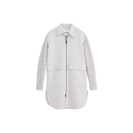 Desigual Desigual Tussenjas offwhite / wit gemêleerd