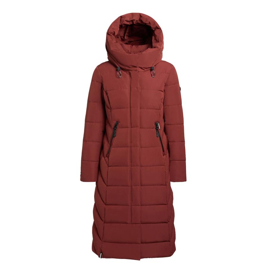 Khujo khujo Wintermantel Sensy donkerrood -