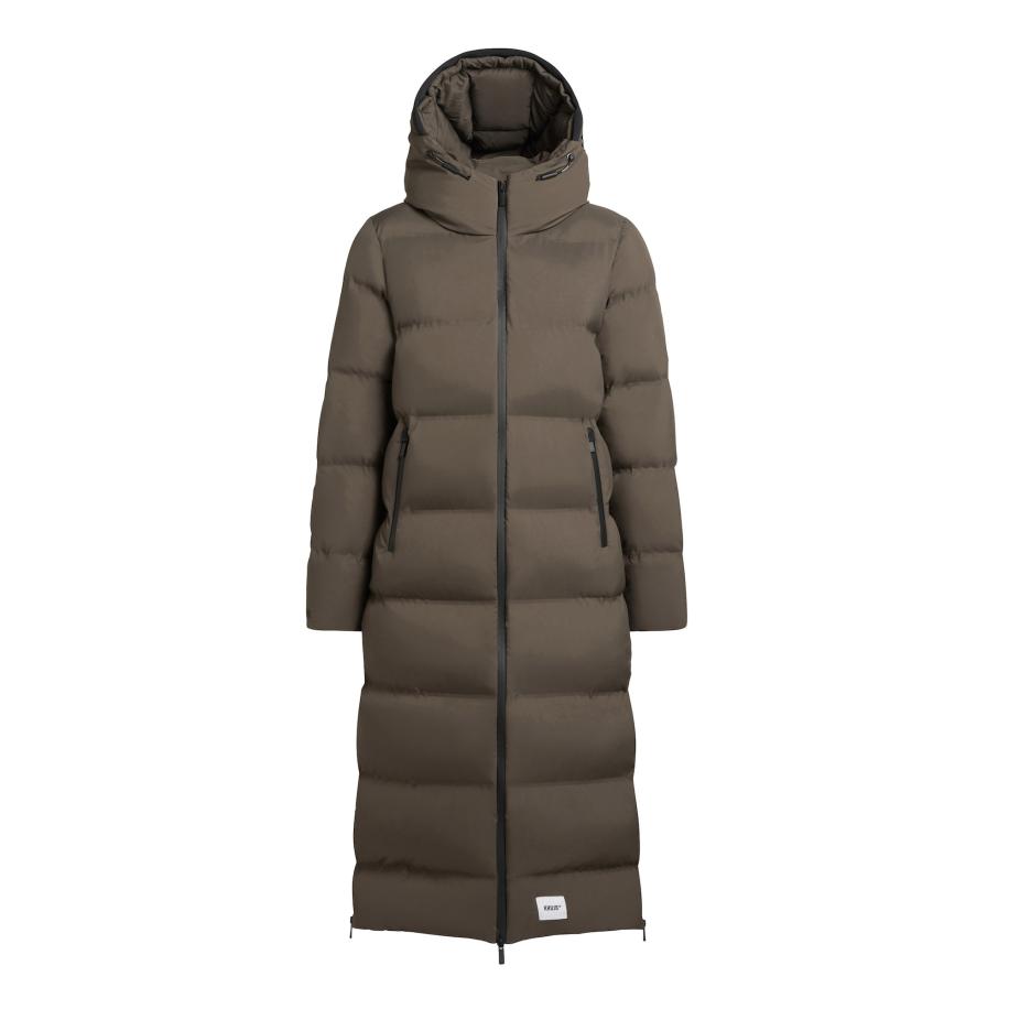 Khujo khujo Wintermantel Larea3 bruin / zwart / wit -