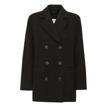 My Essential Wardrobe My Essential Wardrobe Tussenmantel Frannie zwart