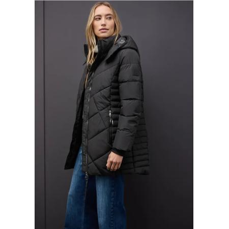 Street One Gewatteerd jack in midilengte