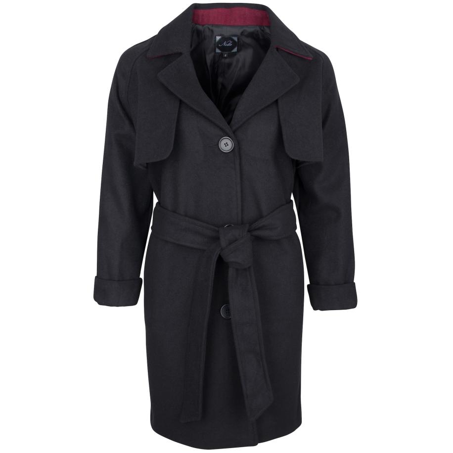 nolie nolie Tussenmantel zwart -