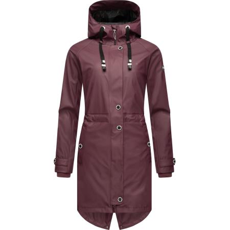 NAVAHOO NAVAHOO Functionele mantel Rainy Flower bourgogne