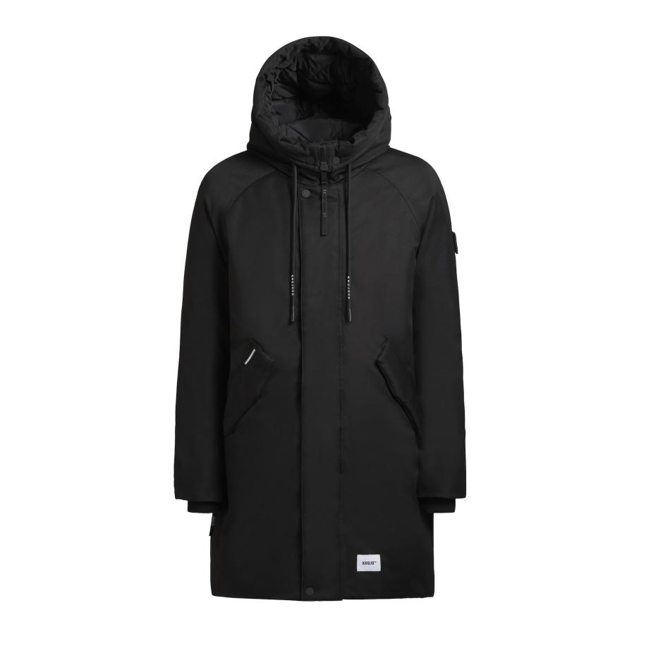 Khujo khujo Winterjas Anth zwart / offwhite -