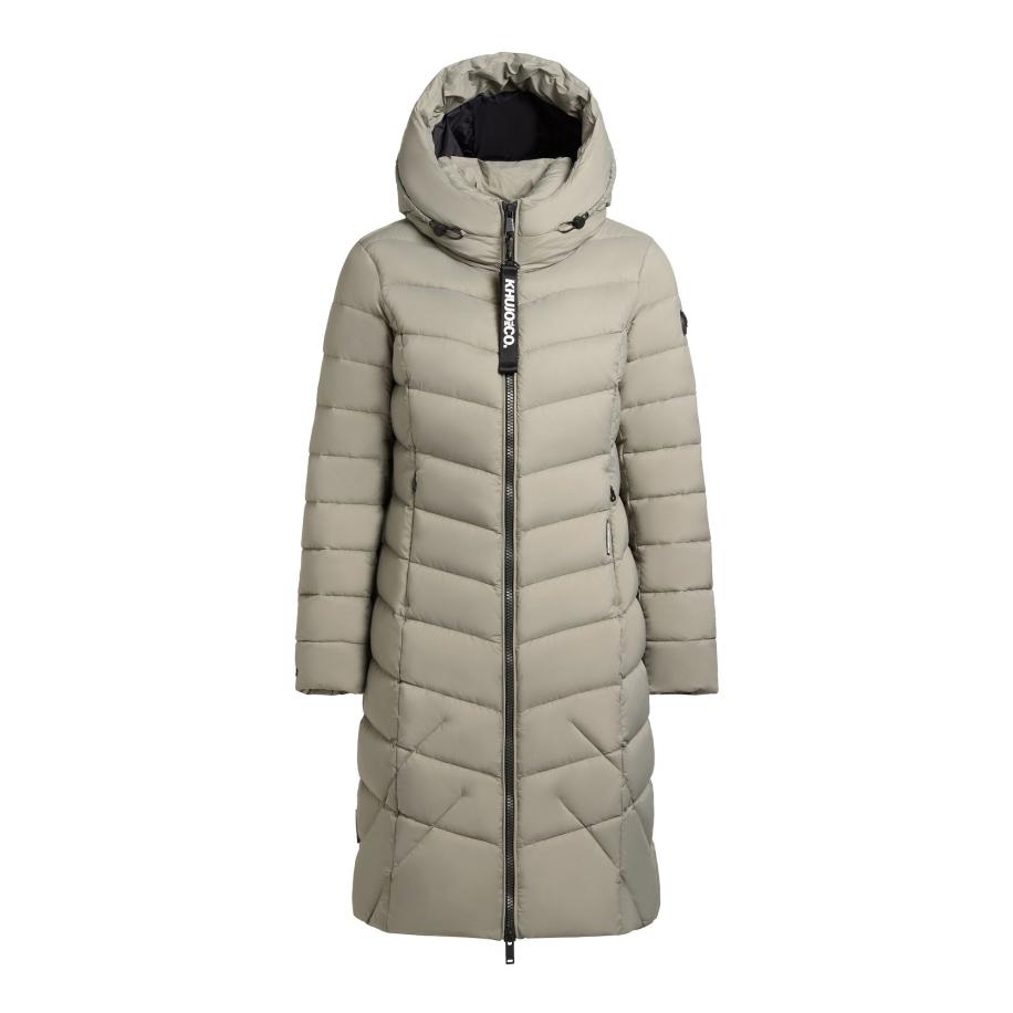 Khujo khujo Wintermantel Odana4 stone grey -