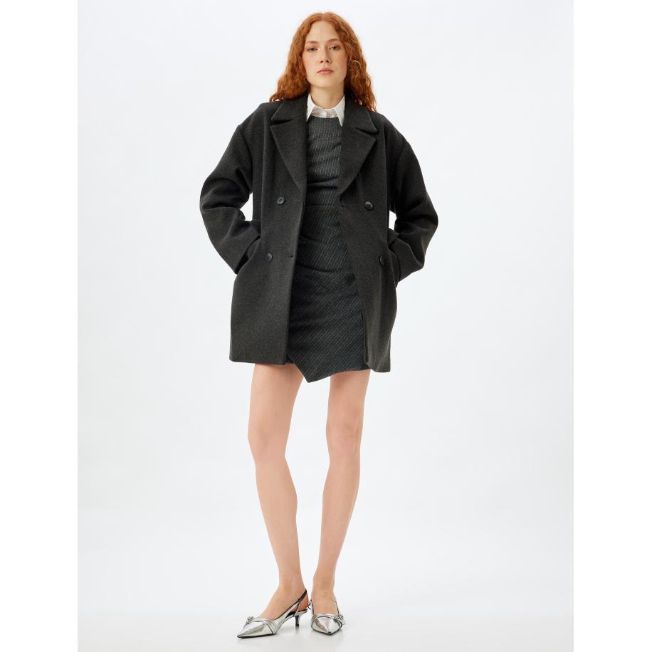 Koton Koton Tussenmantel antraciet -