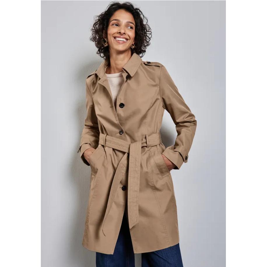 Street One Trenchcoat Bruin