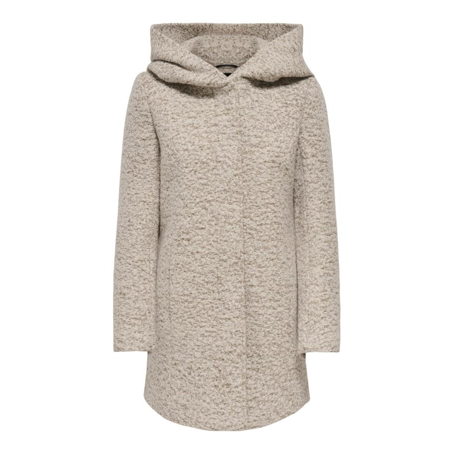 Only ONLY Tussenmantel ONLSOPHIA beige gemêleerd -