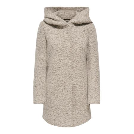 Only ONLY Tussenmantel ONLSOPHIA beige gemêleerd