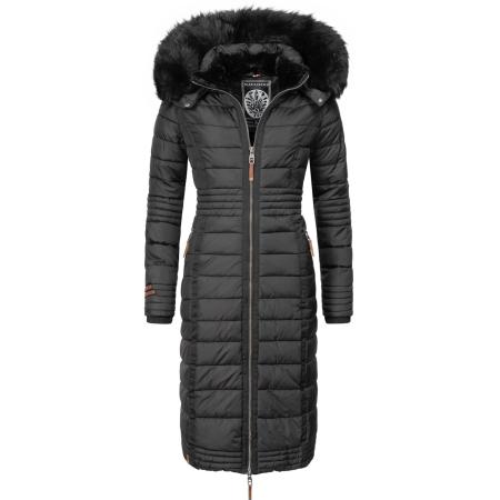 NAVAHOO NAVAHOO Wintermantel Umay zwart