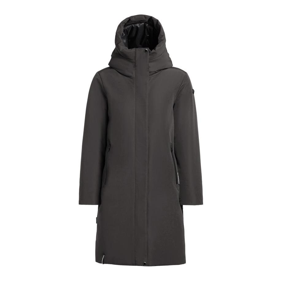 Khujo khujo Wintermantel Nellen2 donkergrijs -