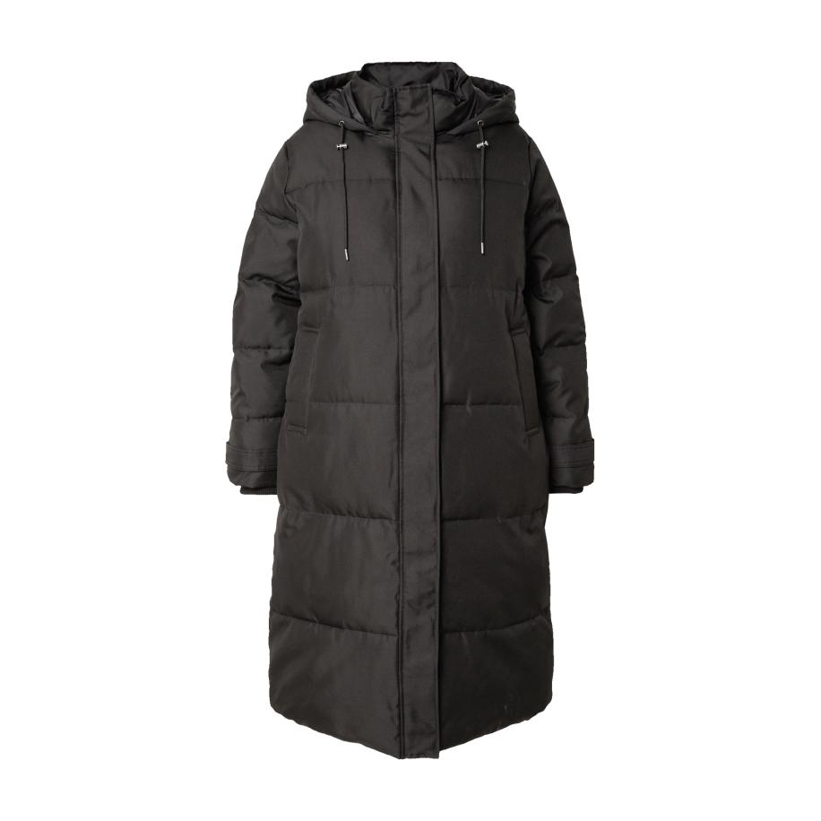 Only Carmakoma ONLY Carmakoma Wintermantel CARIRENE zwart -