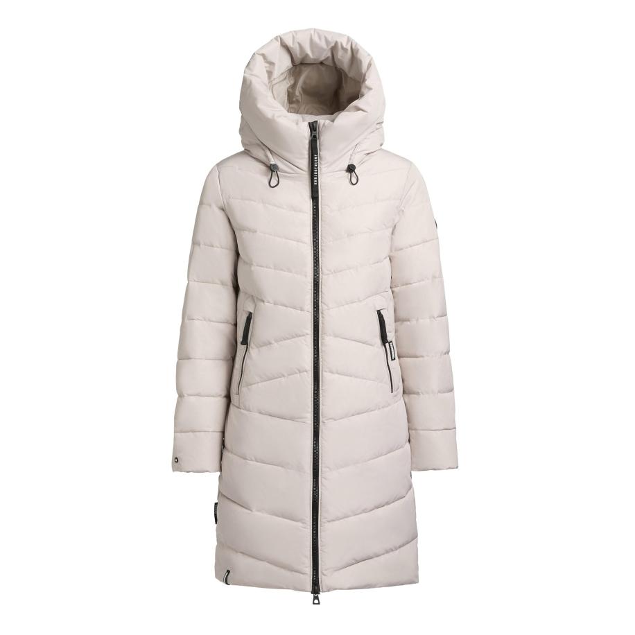 Khujo khujo Wintermantel Pluz-YM lichtbeige -