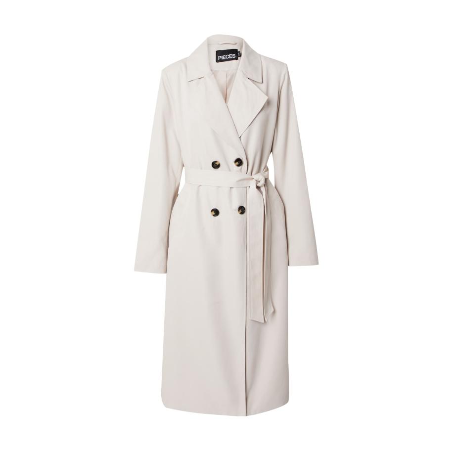 Pieces PIECES Tussenmantel Scarlett crème -